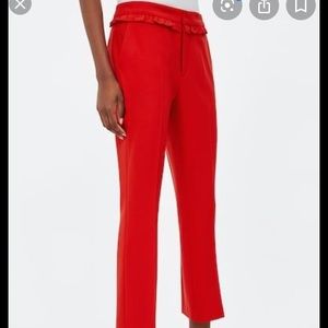 Red dress pants